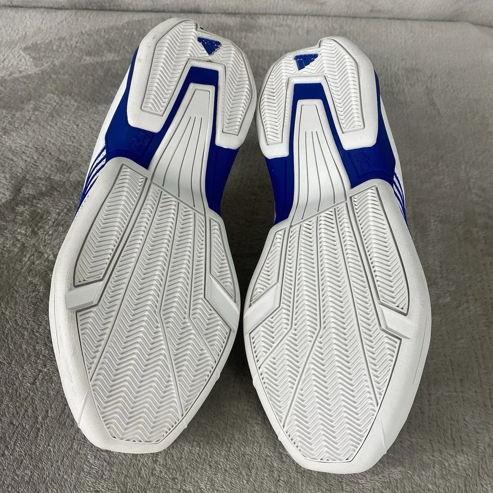 Adidas TMac 2 Restomod Men's Basketball Shoes Size 8.5 White Blue Leather NEW